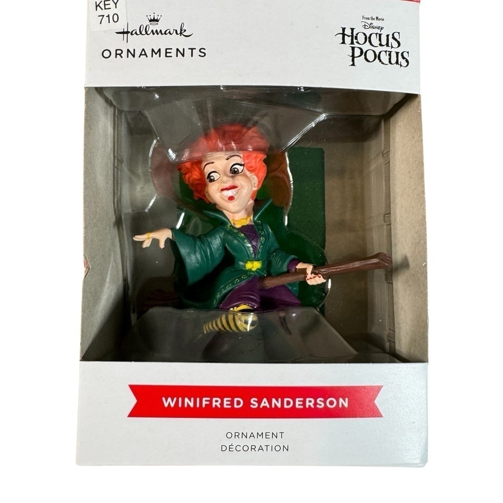2024 Hallmark Disney Hocus Pocus Winifred Sanderson Christmas Ornament New